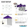 thumbnail image 6 of COOS BAY 5 Ft. W x 5 Ft. D Steel Outdoor Portable Canopy Tent with Sidewall, 6 of 8