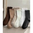 thumbnail image 2 of Women's Relaxed Fit Ruffle Socks 6 Pack, Casual Cute Ankle Breathable Cotton Soft, 2 of 4