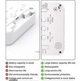 thumbnail image 2 of Rechargeable Alarm Clock, Digital Alarm Clock Mains Powered Bedside With Adjustable Brightness, 12/24 Hours Date And Temperature Display Snooze Functi, 2 of 5