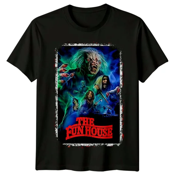 The Funhouse (1981) Movie Poster Inspired T-Shirt Retro 80s Tee Unisex