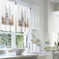 thumbnail image 2 of LALILO Kitchen Curtains and Valances Set of 3 36" Building Window Treatment Tiers for Window Decor, 2 of 5