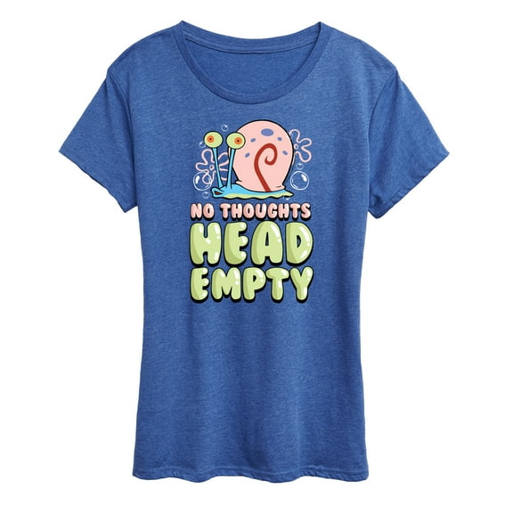 SpongeBob SquarePants - Head Empty Gary - Women's Short Sleeve Graphic T-Shirt