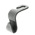thumbnail image 3 of Auto Drive Rhinestone Headrest Hooks, Silver, 2 Pack, Universal Fit, 3 of 13