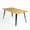 Natural, variant on Homy Casa Writing Desk with Live Edge Design for Home Office Workspace, Walnut