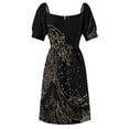 thumbnail image 5 of 2024 Great Wave Gold Dress Summer women's clothing elegant and pretty women's dresses summer dress woman trendy, 5 of 6