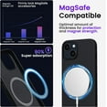 thumbnail image 4 of Magnetic Case for iPhone 14 Plus Case [Compatible with MagSafe] with Screen Protector, Liquid Silicone 3 Layers Full Covered Gel Rubber Shockproof Protective Case Cover 6.7 inch-Midnight, 4 of 13