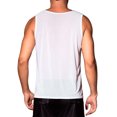 thumbnail image 3 of INSPIRE CHIC Mesh Sheer Tank Top for Men's See Through Sleeveless Tee Shirts Crew Neck Party Vest XL White, 3 of 5