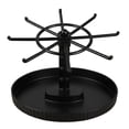 thumbnail image 1 of Organizador de joyas, expositor de llaveros, multifuncional, giratorio 360 degree. Nivel 1 Negro, 1 of 7