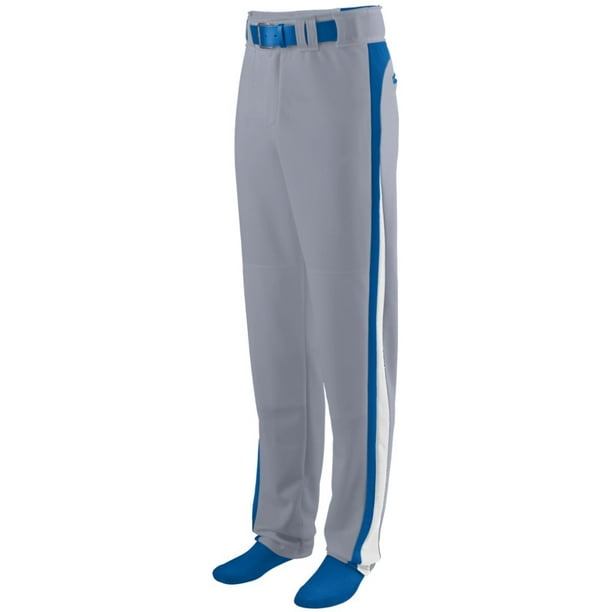 Pantalon de Baseball/Softball pour Jeunes M Bleu Gris/royal/blanc