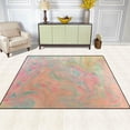 thumbnail image 3 of Coolnut Abstract Multicolored Holographic Area Rug Carpet, Light Weight Polyester Floor Mat Kids Playing Mat for Living Room Bedroom , 7' x 5' (80 x 58 in), 3 of 6