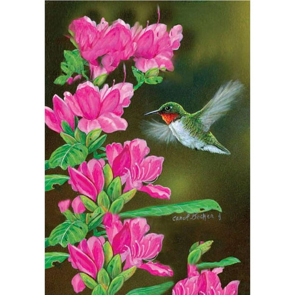 Premier Illuminated House Flag - Opening Day Hummingbird