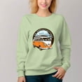 thumbnail image 2 of Women's  Crew Neck Pullover Cozy Clothes Autumn Winter-Car Print, 2 of 16