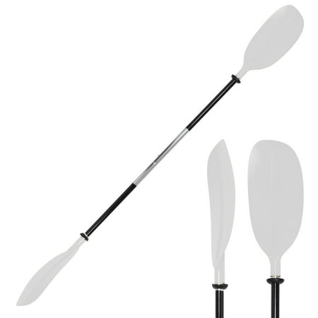 Oceansouth Kayak / Canoe Paddle - Asymmetric Blades 86" - 2 Piece - White