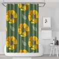 thumbnail image 1 of Ensemble de Rideau de Douche avec Encliquetable, Tournesol Belles Plantes d'Automne (4) Rideaux de Douche Réutilisables Doublure de Douche, Rideaux en Polyester Chic Contemporain, 72x72 Pouces, 1 of 4