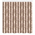 thumbnail image 2 of Ambesonne Lavender Shower Curtain, Stripes Flowers Romantic, 69"Wx70"L, Cocoa Beige, 2 of 4