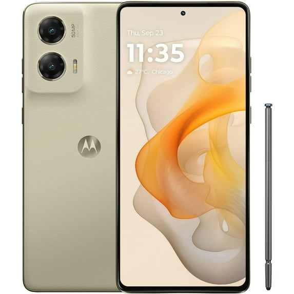 Restored Motorola Moto G Stylus 5G (2024) XT2419-3 Cricket Only 128GB Caramel Latte (Refurbished)