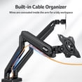 thumbnail image 4 of Acer Dual Monitor Arm, Computer Desk Arm with VESA Mounts for 17&acirc;32&acirc;&sup3; Screens, Fully Adjustable Gas Spring Monitor Stand, 4 of 8