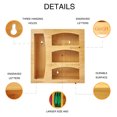 thumbnail image 6 of DILIBRA Bamboo Ziplock Bag Organizer for Drawer compatible with Sandwich, Gallon, Quart and Snack Bag, 6 of 7