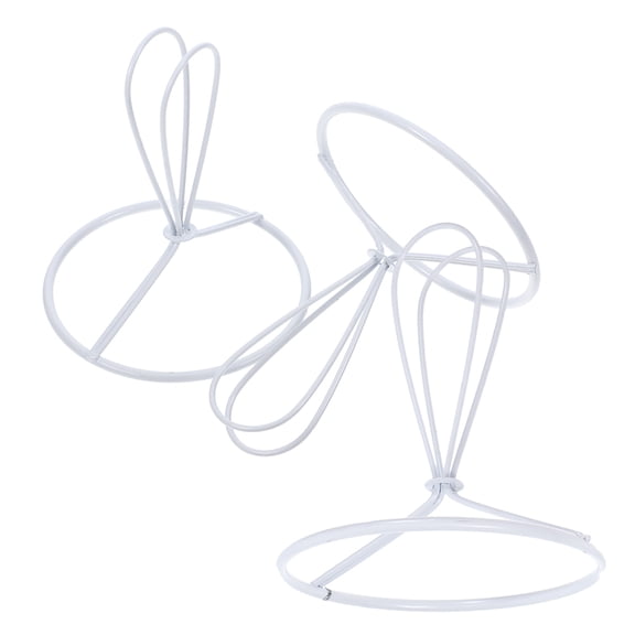 OUNONA 3 PCS White Lamp Shade Holder Replacement Kit with Lampshade Bracket for Table and Floor Lamps