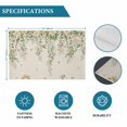 thumbnail image 6 of Watercolor Floral Placemats Set of 6, Spring Leaves Flowers Botanical Beige Placemats for Dining Table, Place Mats for Kitchen Tabletop, Waterproof Wipeable Dining Table Mats Set, 6 of 9