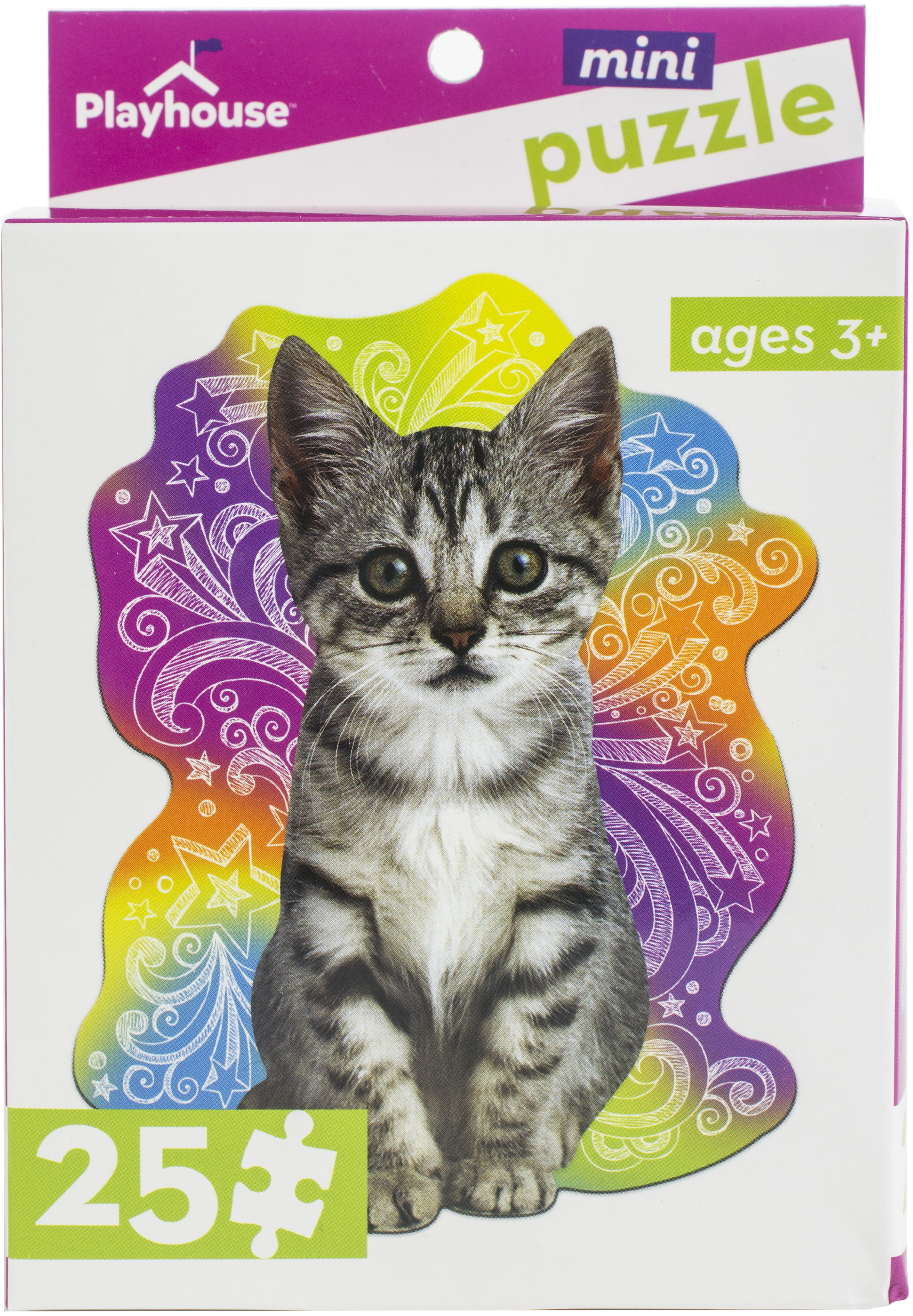 Playhouse Mini Puzzle 25 Pieces 7.25"X9.5"Kitten
