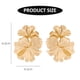 thumbnail image 2 of Pendientes de flores con pétalos florales en capas para mujeres y niñas, joyería elegante para bodas, pendientes vintage de moda, 2 of 5