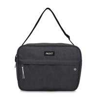 PackIt 15 Can Freezable Zuma Soft Side Lunch Bag Cooler - Charcoal Gray