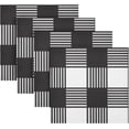 thumbnail image 5 of Dreamtimes Black and White Buffalo Check Cloth Napkins Set of 1,Reusable Washable Polyester Dinner Table Napkins for Kitchen,Dining,Restaurant,Party Decoration, 5 of 7