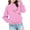 Pink, variant on ATOGUTA Girls Long Sleeve Sweatshirts Crewneck Sweatshirt Long Sleeve Drop Shoulder Pullover Tops Size 1T-15, Black