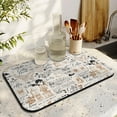 thumbnail image 3 of Coffee Mat 19inx12in,Coffee Bar Mat for Countertops,Absorbent Hide Stain Anti-Slip Coffee Bar Accessories Fit Under Coffee Machine Mat,dish drying mats for kitchen, 3 of 6