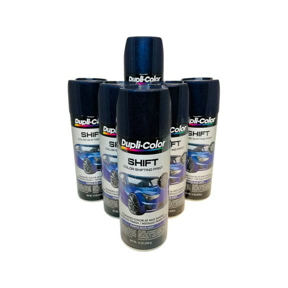 Duplicolor SH501 - 6PK Purple-Green Color Shifting Spray Paint - 12 oz