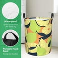 thumbnail image 2 of XMXT Collapsible Laundry Basket, Abstract Lemon Illustration Waterproof Laundry Hampers Storage Baskets Dirty Clothes Hamper, 40L, 2 of 8