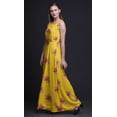 thumbnail image 5 of Bimba Robe Longue Sans Manches à Imprimé Floral pour Femmes Style Chic Maxi-Robe-X-Grand, 5 of 5