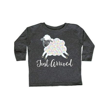 

Inktastic Just Arrived Baby Girl Outfit Gift Toddler Toddler Girl Long Sleeve T-Shirt