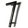 thumbnail image 4 of NACH Floating Mount House Address Shadow Number For Outside or Inside, Mailbox Number For Outside, Front Door, Garage Door, Maximum Rust Protection, Black Aluminum, 8 inch, Number 7, HH-SDW8-BLK-7, 4 of 5