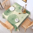 thumbnail image 2 of Green Tie Dye Overlay Pattern Square Tablecloth,Waterproof Square Table Cover,Wipeable Spillproof Washable Table Cover for Home Kitchen Party Decor 60"x60"(152x152cm), 2 of 6