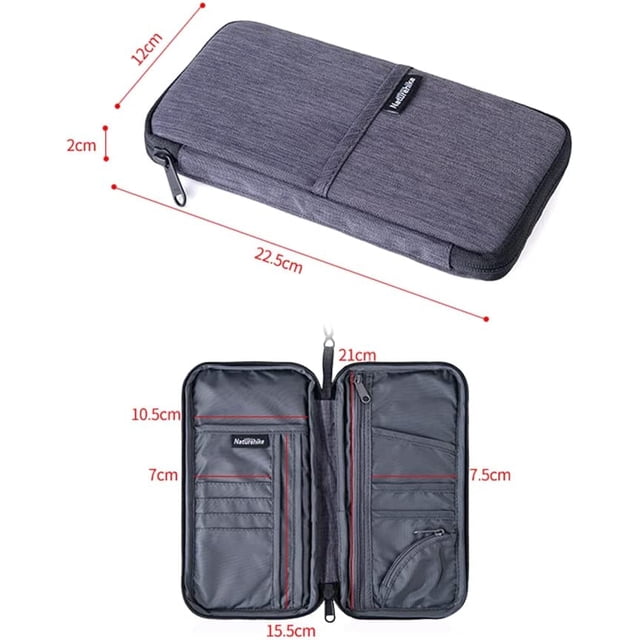 Bolsa para pasaporte familiar Bolsa para documentos