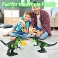 thumbnail image 6 of Lvelia Remote Control Dinosaur Toys for Kids, Electronic RC Dinosaur T-Rex Robot with LED Light & Flame Spaying & Roar,Realistic Walking Toys Birthday Gifts for Boys Girls 3 Years+, 6 of 12