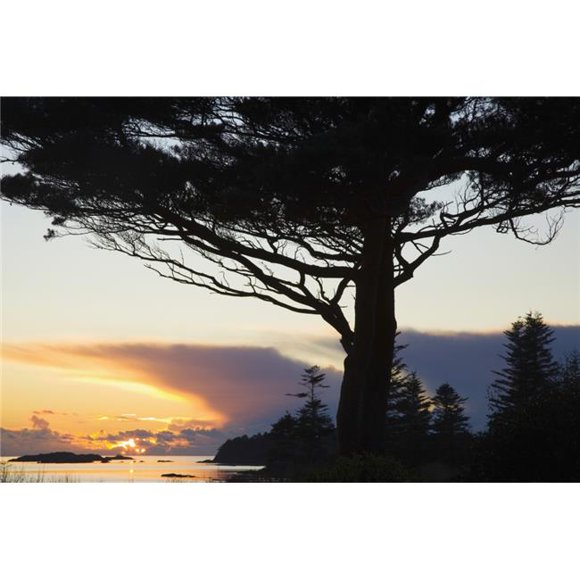 Posterazzi DPI1876023 Parknasilla, County Kerry, Ireland - A Sunset Over Kenmare Bay Poster Print, 18 x 12