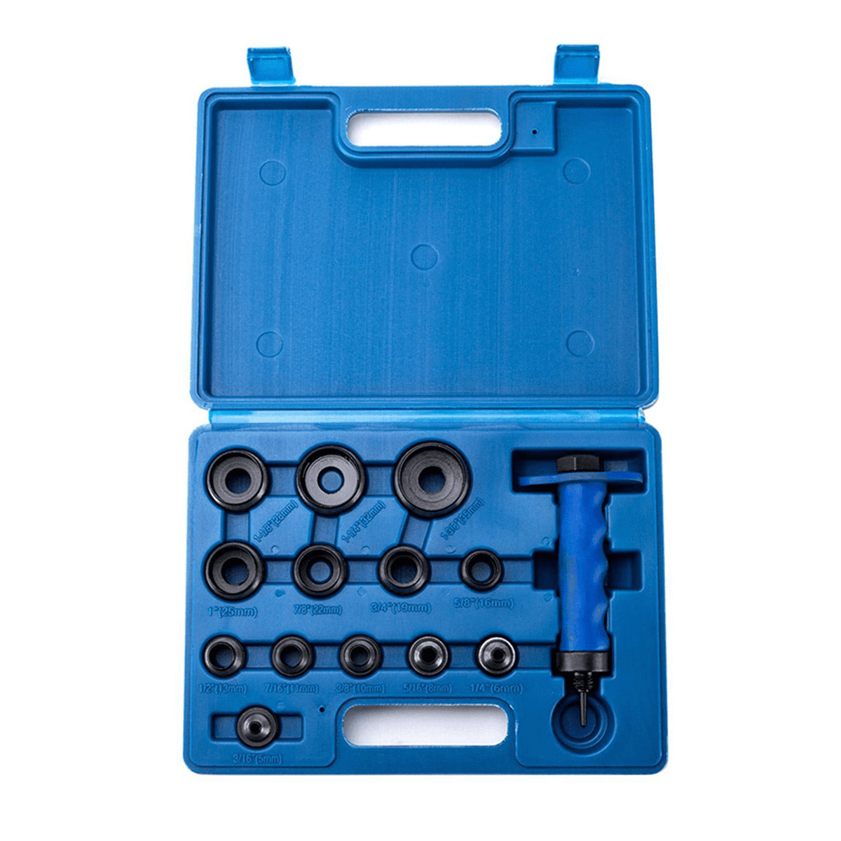 28Pcs Hollow Punch Set DIY Leather Craft Belt Punching Tool with Plastic Box DIY Leather Craft Household Tool 5mm-35mm