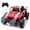 Red&White, variant on 24V 2-Seater Kids Police Ride On Car Electric Off-Road UTV Side by Side with 2WD Powered Wheel Electric Vehicle with Remote Control, Bluetooth, LED Light Gift for Boys and Girls 3+ Aged- Black&White