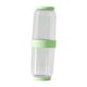 thumbnail image 2 of Portacepillos de dientes, Estuche de viaje para cepillos de dientes con tapa, Contenedor para cepillos de dientes, 2 piezas verde, 2 of 9