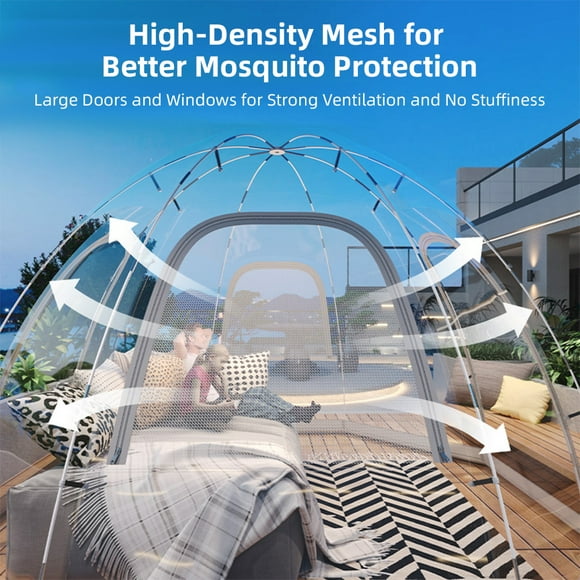 tent,Party Person Party - Winter Tent - Cold Tent - Party Tent Pod Party Tent Outdoor Weatherproof Party Cold-resistant Tent 8-10 Oversize Weather Bubble Tent Party - Person Tent Pop Bubble Pod -