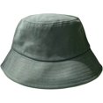 thumbnail image 5 of CoCopeaunts Mens Bucket Hat Solid Colors Summer Spring Women Sun Cap Breathable Packable Cotton Outdoor Fisherman Hat, 5 of 8