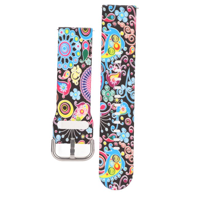 Correas de silicona suave para Amazfit GTR 3 de 22 mm, ajustables y de liberación rápida, Peacock