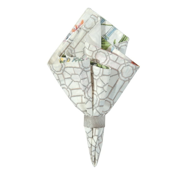 Colonial Williamsburg Garden Folly Reversible Cotton Single Napkin