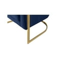 thumbnail image 4 of Meridian Furniture Carter Navy Velvet Accent Chair, 4 of 6