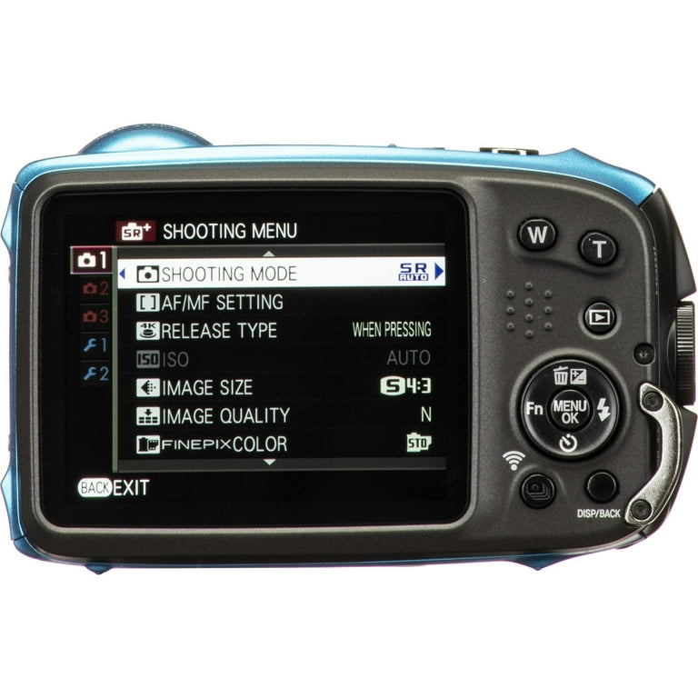 FUJIFILM FinePix XP140 Waterproof Digital Camera (Sky Blue) with