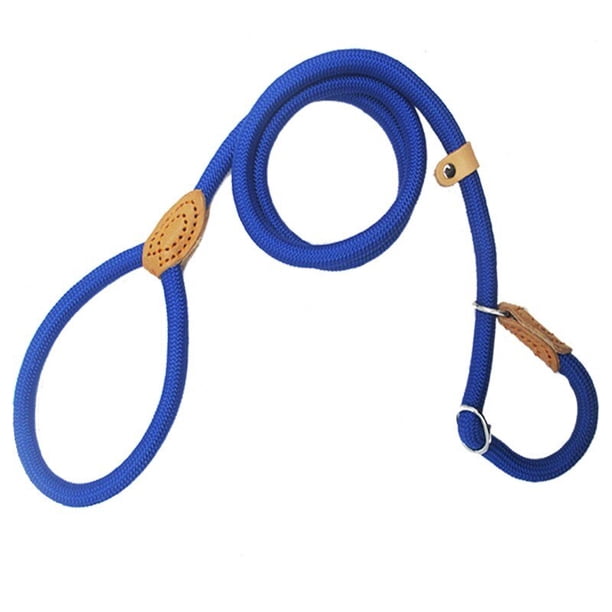 Dog Leash Slip Rope Lead Leash Heavy Duty Braided Rope Adjustable Loop Collar Training Leashes for Medium Large Dogs qym unisex