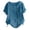 Blue, variant on larppty Oversized Crew Neck Linen Tops for Women Short Sleeve Cotton Blend Tee Shirts (Sky Blue, L)